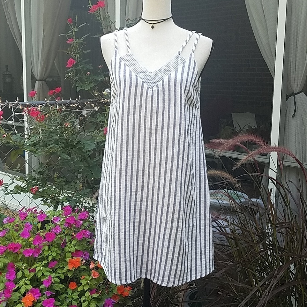 Umgee Striped mini dress size small